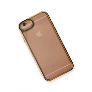 Mey İthalat®  iPhone 6 Kılıf Liva Lens Silikon - Yeşil