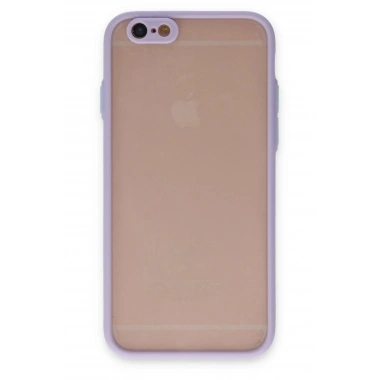 Mey İthalat®  iPhone 6 Kılıf Montreal Silikon Kapak - Mor