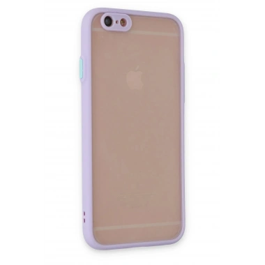 Mey İthalat®  iPhone 6 Kılıf Montreal Silikon Kapak - Mor