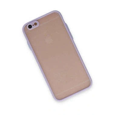 Mey İthalat®  iPhone 6 Kılıf Montreal Silikon Kapak - Mor