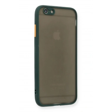 Mey İthalat®  iPhone 6 Kılıf Montreal Silikon Kapak - Yeşil
