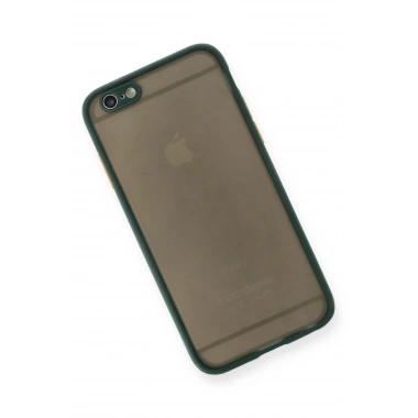 Mey İthalat®  iPhone 6 Kılıf Montreal Silikon Kapak - Yeşil