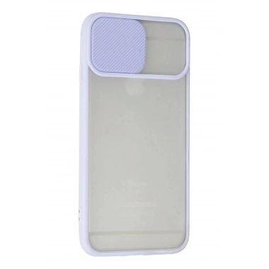Mey İthalat® iPhone 6 Kılıf Palm Buzlu Kamera Sürgülü Silikon - Lila