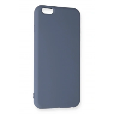 Mey İthalat®  iPhone 6 Plus Kılıf Nano içi Kadife Silikon - Gri