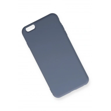 Mey İthalat®  iPhone 6 Plus Kılıf Nano içi Kadife Silikon - Gri