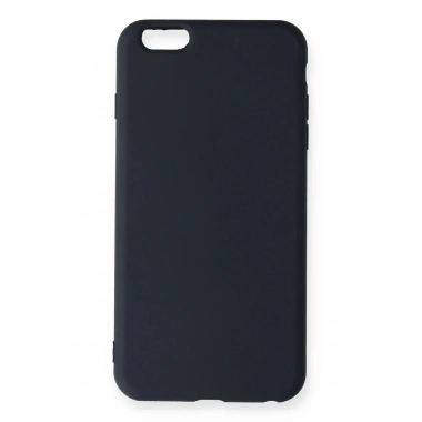 Mey İthalat®  iPhone 6 Plus Kılıf Nano içi Kadife Silikon - Lacivert