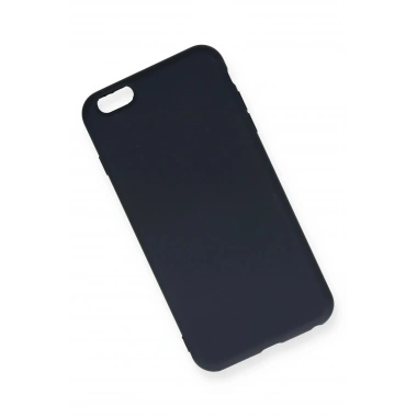 Mey İthalat®  iPhone 6 Plus Kılıf Nano içi Kadife Silikon - Lacivert