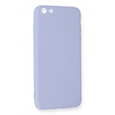 Mey İthalat®  iPhone 6 Plus Kılıf Nano içi Kadife Silikon - Lila