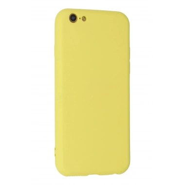 Mey İthalat®  iPhone 6 Plus Kılıf Nano içi Kadife Silikon - Sarı