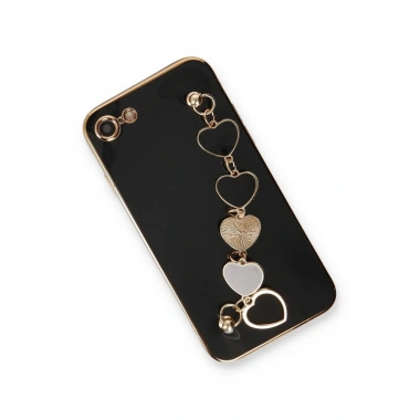 Mey İthalat®  iPhone 7 Kılıf Esila Silikon - Siyah