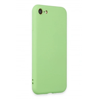 Mey İthalat®  iPhone 7 Kılıf First Silikon - Açık Yeşil