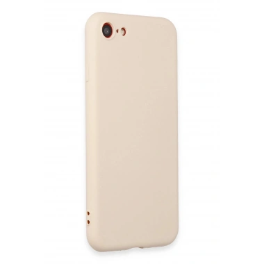 Mey İthalat®  iPhone 7 Kılıf First Silikon - Krem