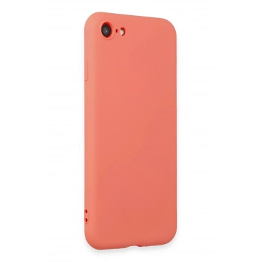 Mey İthalat®  iPhone 7 Kılıf First Silikon - Turuncu