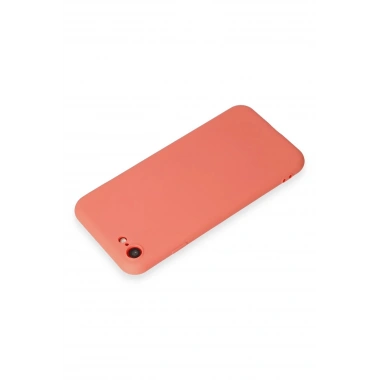 Mey İthalat®  iPhone 7 Kılıf First Silikon - Turuncu