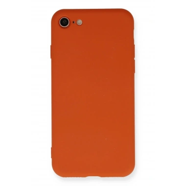 Mey İthalat®  iPhone 7 Kılıf Nano içi Kadife Silikon - Kırmızı