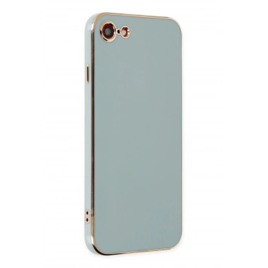 Mey İthalat®  iPhone 7 Kılıf Volet Silikon - Açık Yeşil