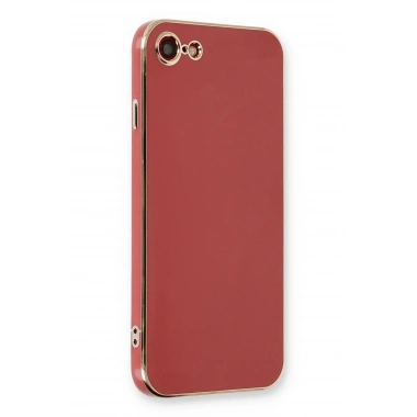 Mey İthalat®  iPhone 7 Kılıf Volet Silikon - Kırmızı