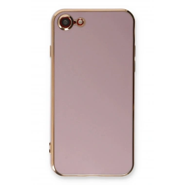 Mey İthalat®  iPhone 7 Kılıf Volet Silikon - Mor