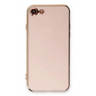 Mey İthalat®  iPhone 7 Kılıf Volet Silikon - Pembe