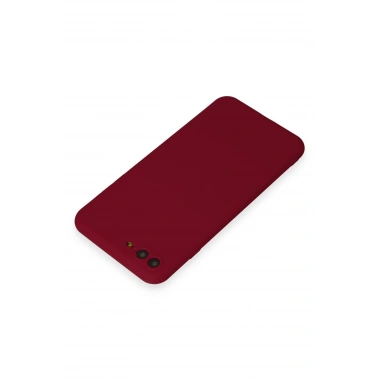 Mey İthalat®  iPhone 7 Plus Kılıf First Silikon - Bordo