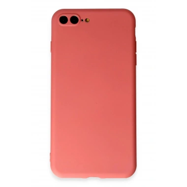 Mey İthalat®  iPhone 7 Plus Kılıf First Silikon - Kiremit