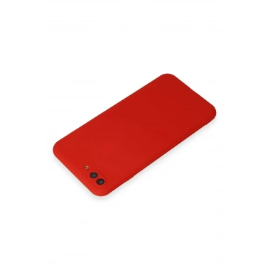Mey İthalat®  iPhone 7 Plus Kılıf First Silikon - Kırmızı