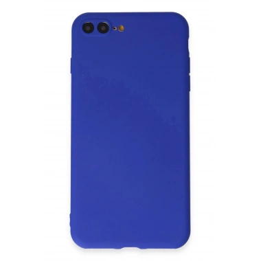 Mey İthalat®  iPhone 7 Plus Kılıf First Silikon - Koyu Mavi