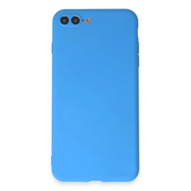 Mey İthalat®  iPhone 7 Plus Kılıf First Silikon - Mavi