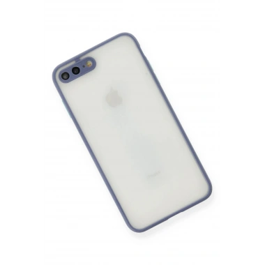 Mey İthalat®  iPhone 7 Plus Kılıf Montreal Silikon Kapak - Gri