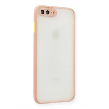 Mey İthalat®  iPhone 7 Plus Kılıf Montreal Silikon Kapak - Pembe