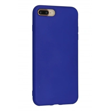 Mey İthalat®  iPhone 7 Plus Kılıf Nano içi Kadife Silikon - Lacivert