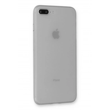 Mey İthalat® iPhone 7 Plus Kılıf PP Ultra İnce Kapak - Beyaz