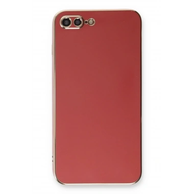 Mey İthalat®  iPhone 7 Plus Kılıf Volet Silikon - Kırmızı