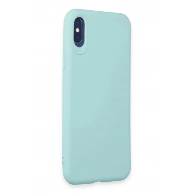 Mey İthalat®  iPhone X Kılıf First Silikon - Turkuaz