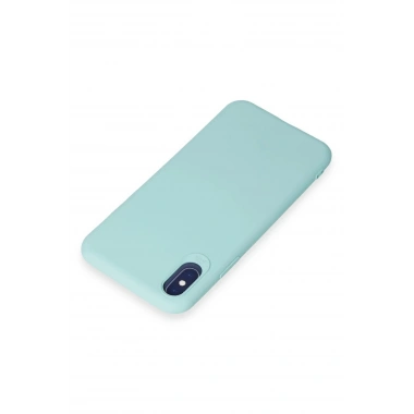 Mey İthalat®  iPhone X Kılıf First Silikon - Turkuaz