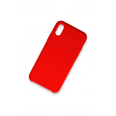 Mey İthalat®  iPhone X Kılıf Lansman Legant Silikon - Kırmızı