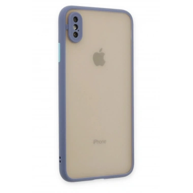 Mey İthalat®  iPhone X Kılıf Montreal Silikon Kapak - Gri