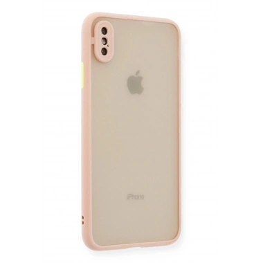 Mey İthalat®  iPhone X Kılıf Montreal Silikon Kapak - Pembe