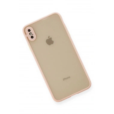 Mey İthalat®  iPhone X Kılıf Montreal Silikon Kapak - Pembe