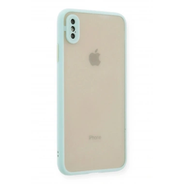 Mey İthalat®  iPhone X Kılıf Montreal Silikon Kapak - Turkuaz