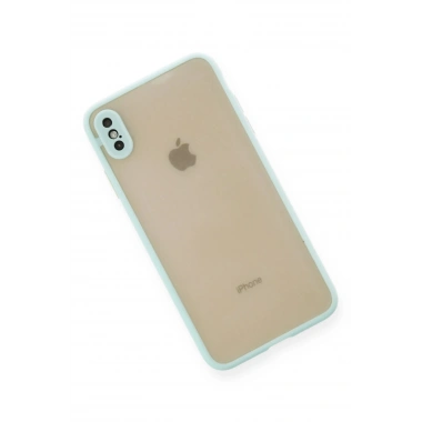 Mey İthalat®  iPhone X Kılıf Montreal Silikon Kapak - Turkuaz