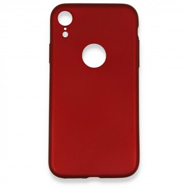 Mey İthalat®  iPhone XR Kılıf First Silikon - Bordo