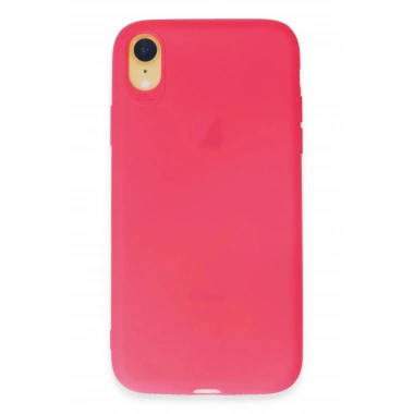 Mey İthalat®  iPhone XR Kılıf First Silikon - Pembe