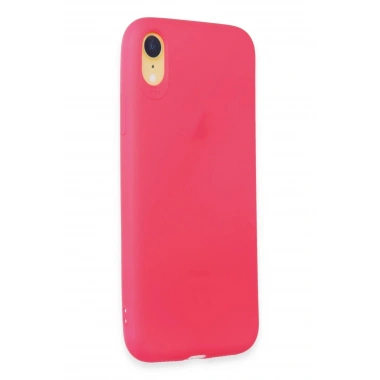 Mey İthalat®  iPhone XR Kılıf First Silikon - Pembe