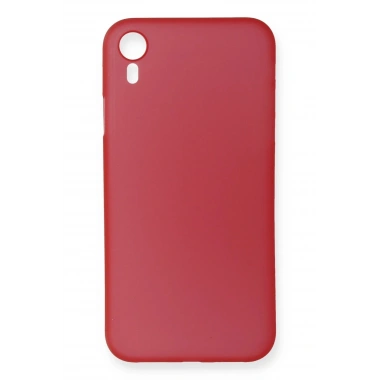Mey İthalat® iPhone XR Kılıf PP Ultra İnce Kapak - Kırmızı