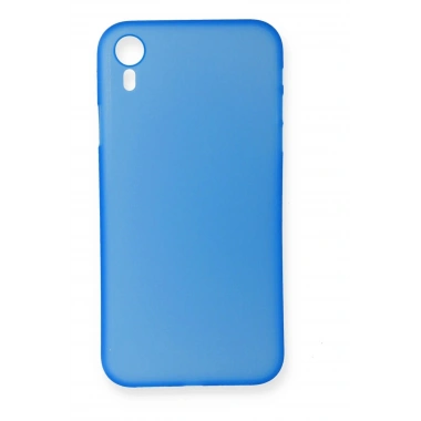 Mey İthalat® iPhone XR Kılıf PP Ultra İnce Kapak - Mavi
