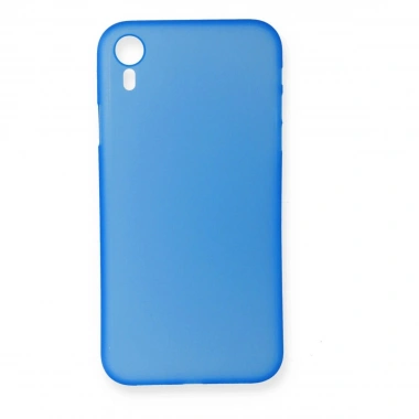 Mey İthalat® iPhone XR Kılıf PP Ultra İnce Kapak - Mavi