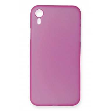 Mey İthalat® iPhone XR Kılıf PP Ultra İnce Kapak - Pembe