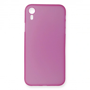 Mey İthalat® iPhone XR Kılıf PP Ultra İnce Kapak - Pembe