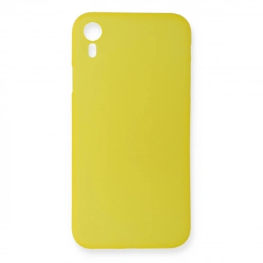 Mey İthalat®  iPhone XR Kılıf PP Ultra İnce Kapak - Sarı